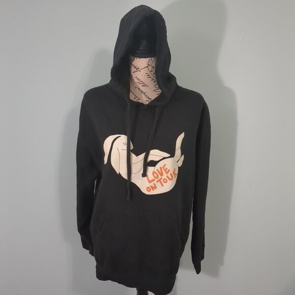 Harry Styles Love On Tour Bunny Hoodie Longsleeve - Black large - Picture 1 of 5